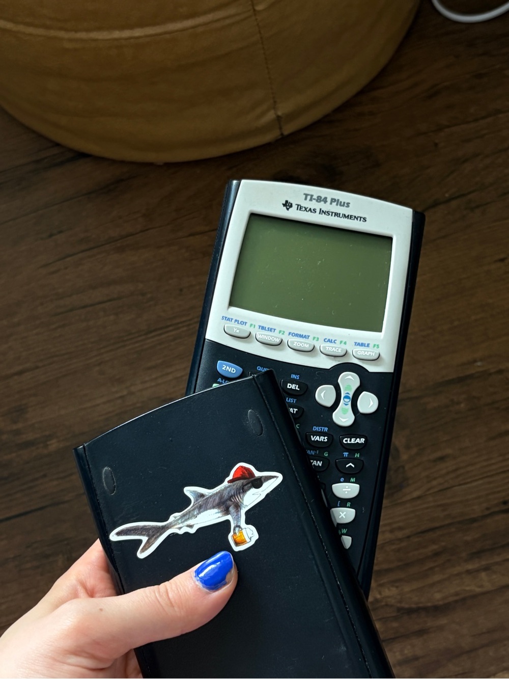Texas Instruments TI-84 Plus Graphing Calculator - Black with White Face